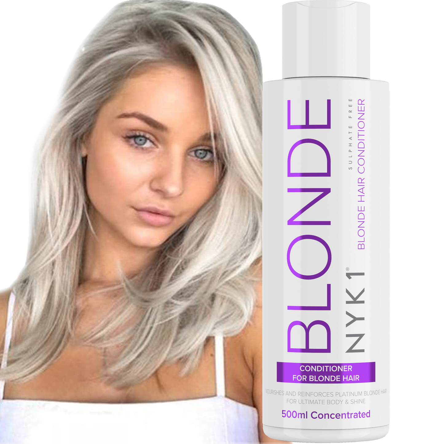 NYK1 Purple Shampoo & Conditioner For Blonde Hair Sulphate Free