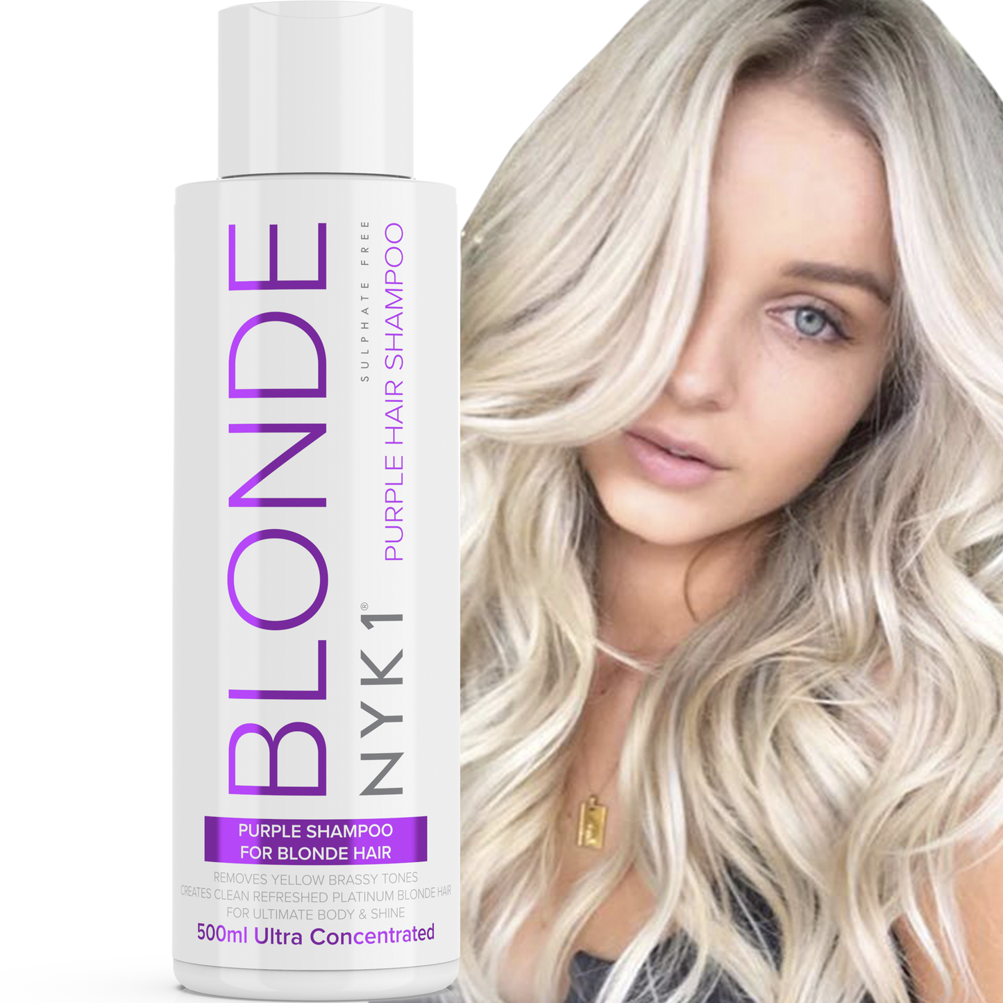 NYK1 Purple Shampoo & Conditioner For Blonde Hair Sulphate Free