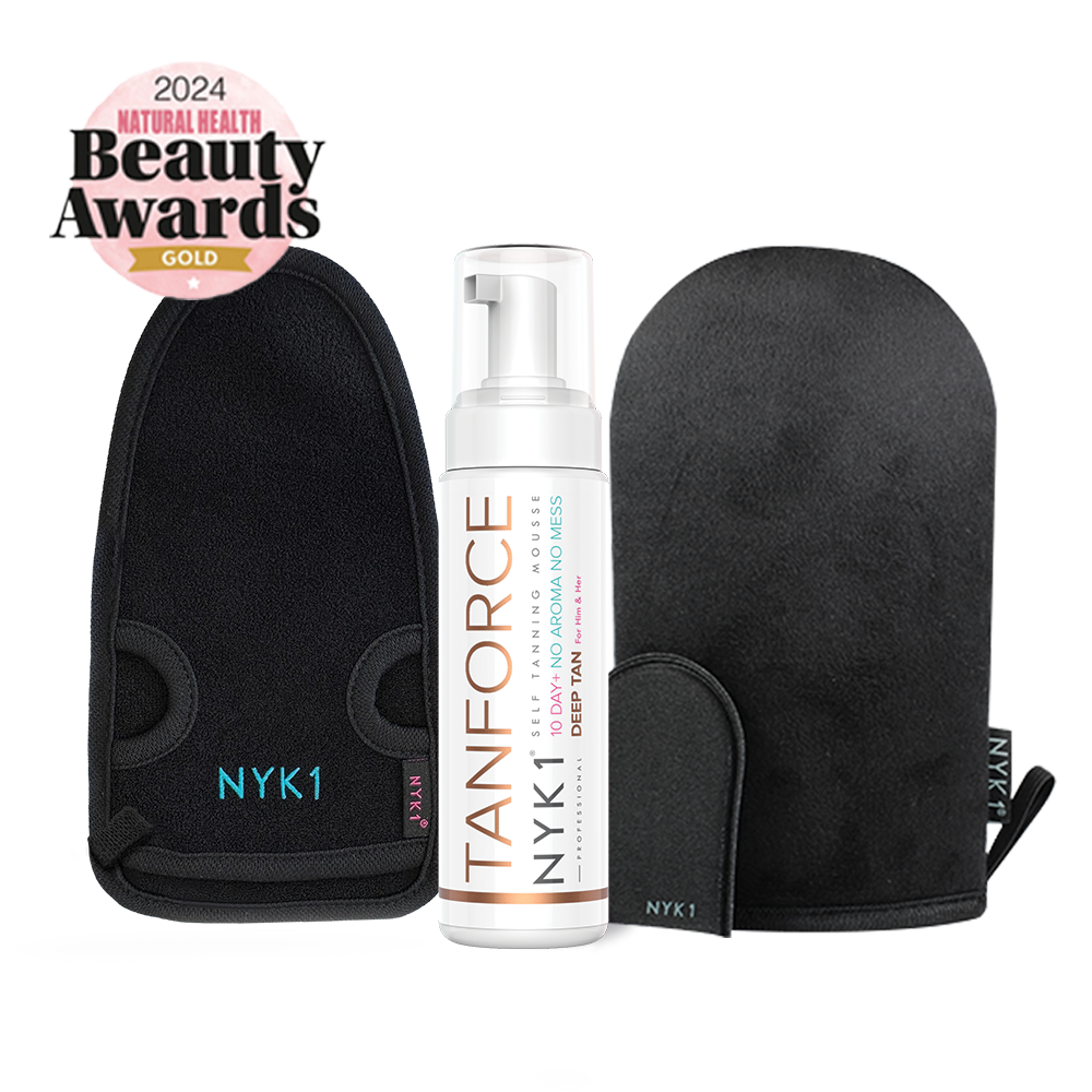 NYK1 TanForce Tan Invisible Body and Face Tanning Foam Mousse