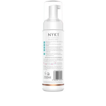 NYK1 TanForce Tan Invisible Body and Face Tanning Foam Mousse