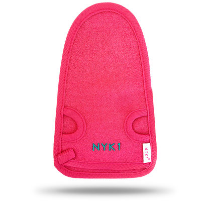 NYK1 Exfolimitt Spa Mitt (Black / Pink)