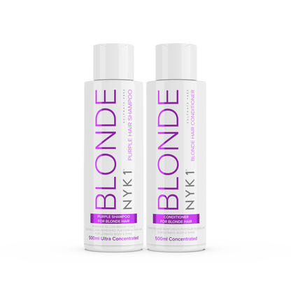 NYK1 Purple Shampoo & Conditioner For Blonde Hair Sulphate Free