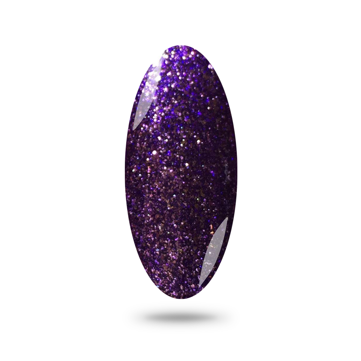 NYK1 Quality Street Purple Glitter Gel Nail Polish