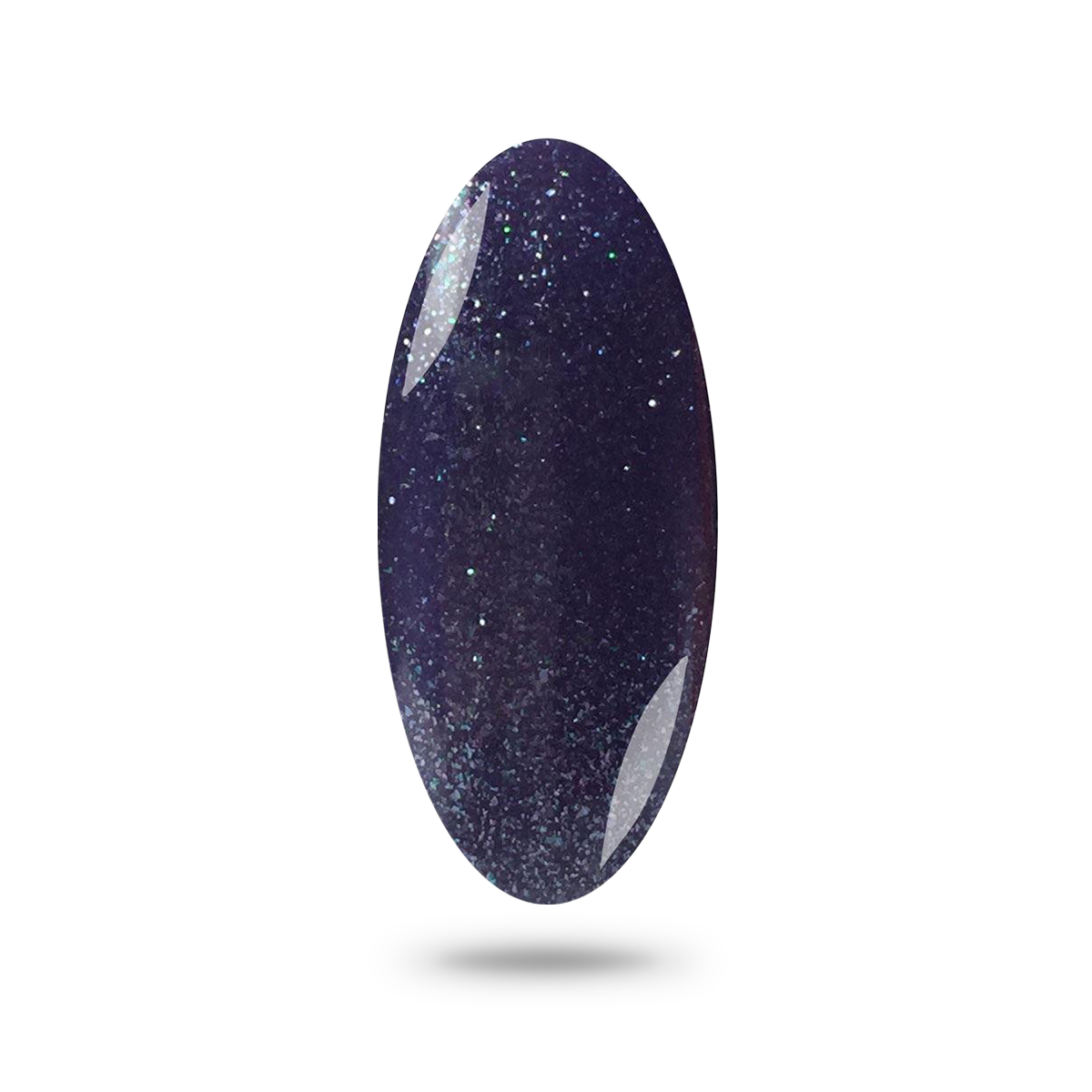 NYK1 Indigo Sparkle Purple Glitter Gel Nail Polish